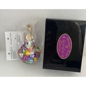 Christopher‎ Radko 1996 Hoppy Easter Gem Easter Ornament Vintage NEW SEALED